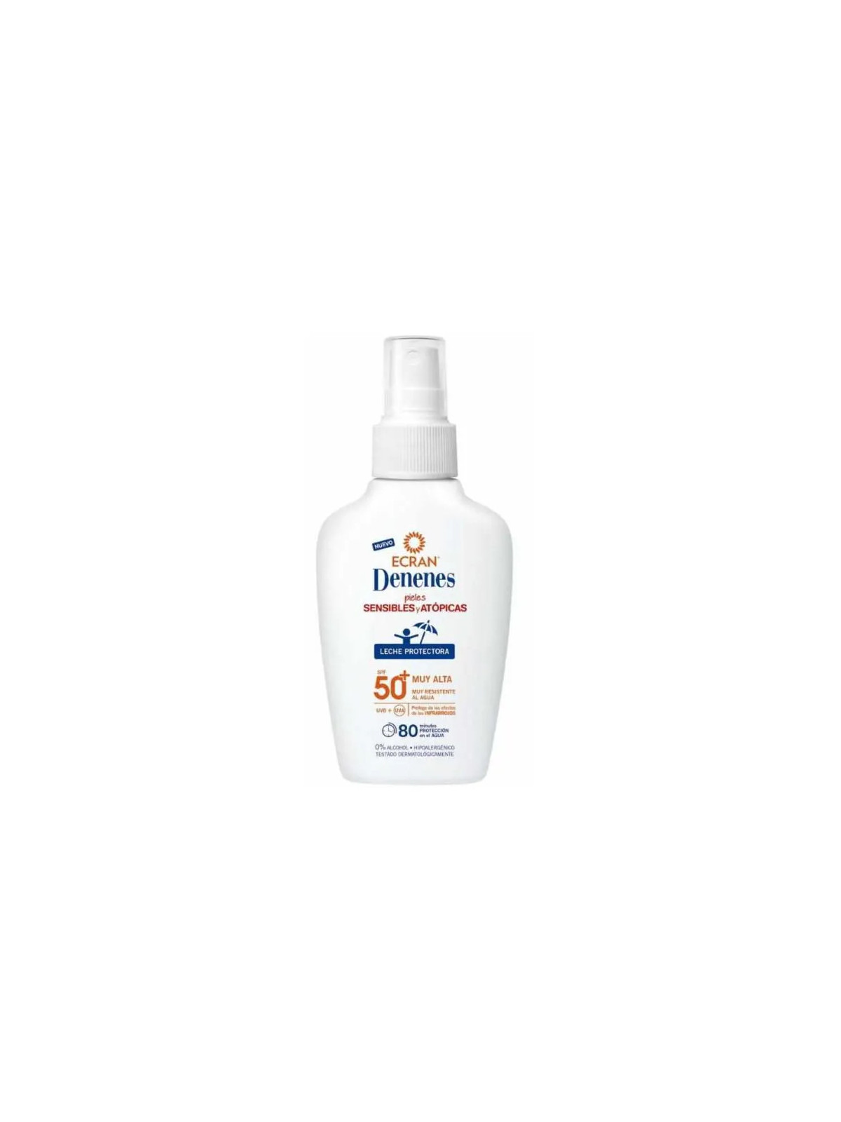 Denenes Lait Solaire Protecteur SPF50+ Peaux Sensibles 100ml