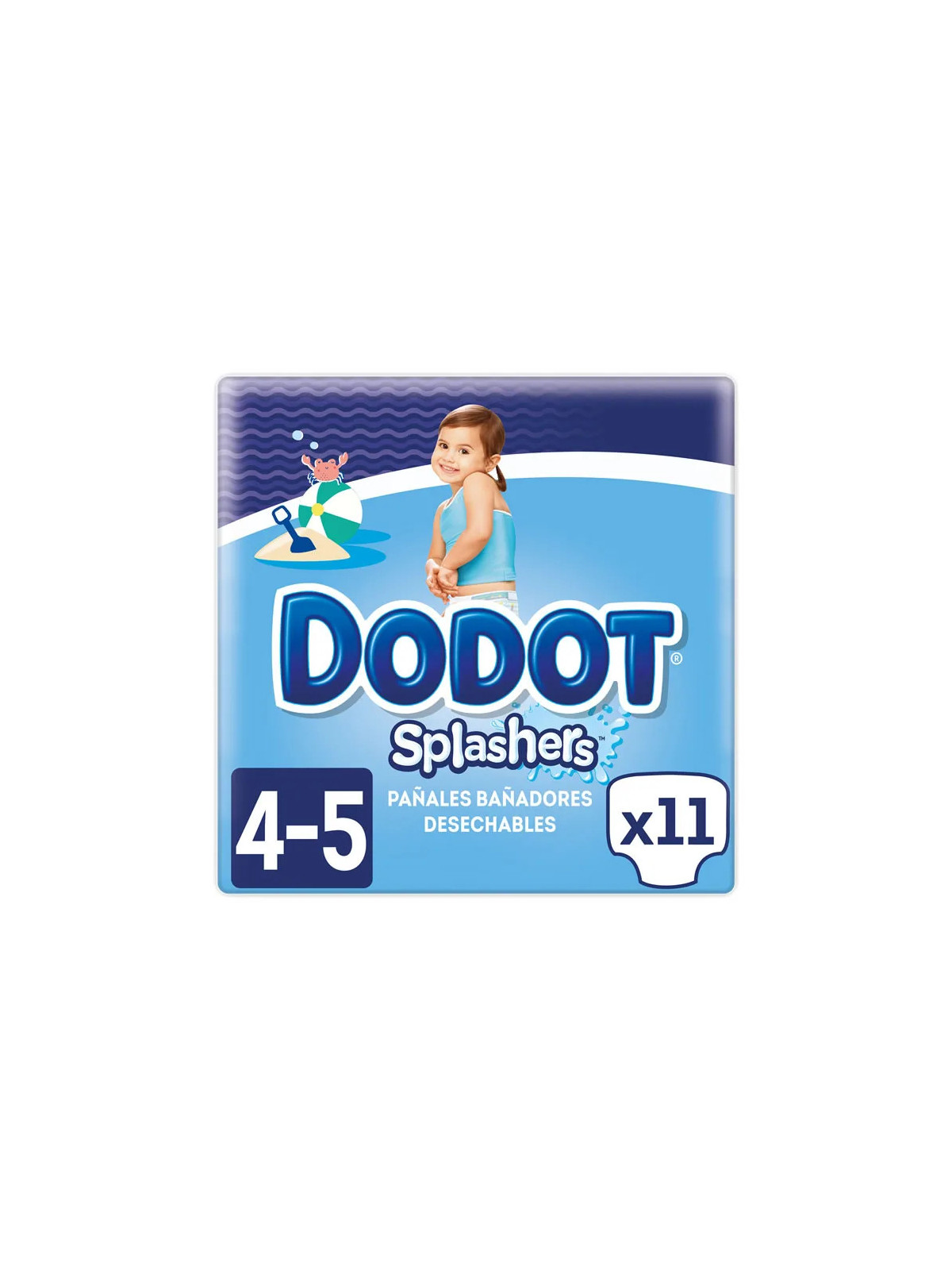 Dodot Splashers Couches de Bain Taille 4 11 Unités