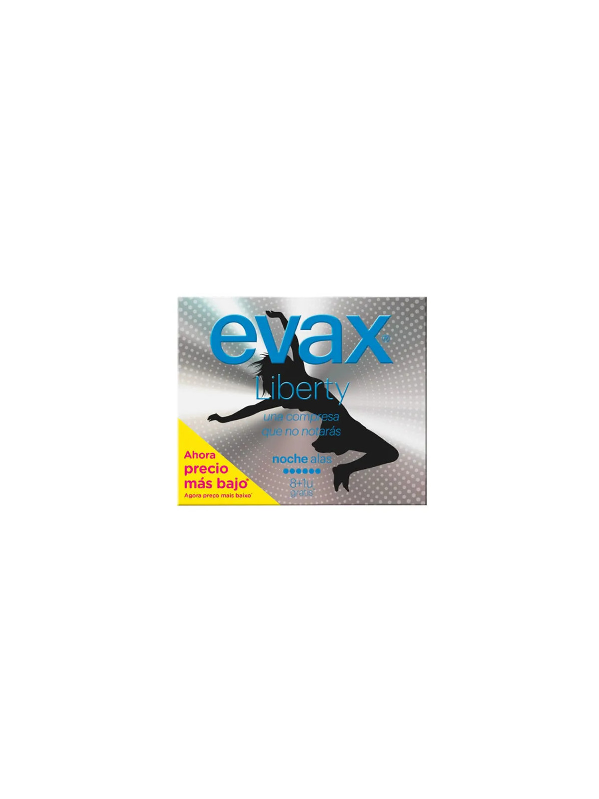 Evax Liberty Nuit Normal Avec Ailettes Serviettes Hygiéniques 12 Unités