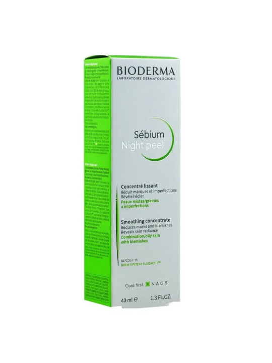 Bioderma Sébium Night Peel Concentré Lissant 40ml