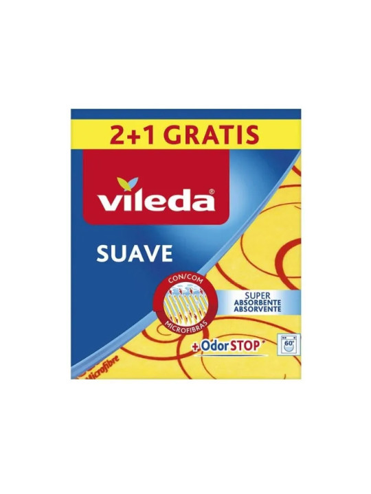 Vileda Soft Dishcloth Odor Stop 3 Unités