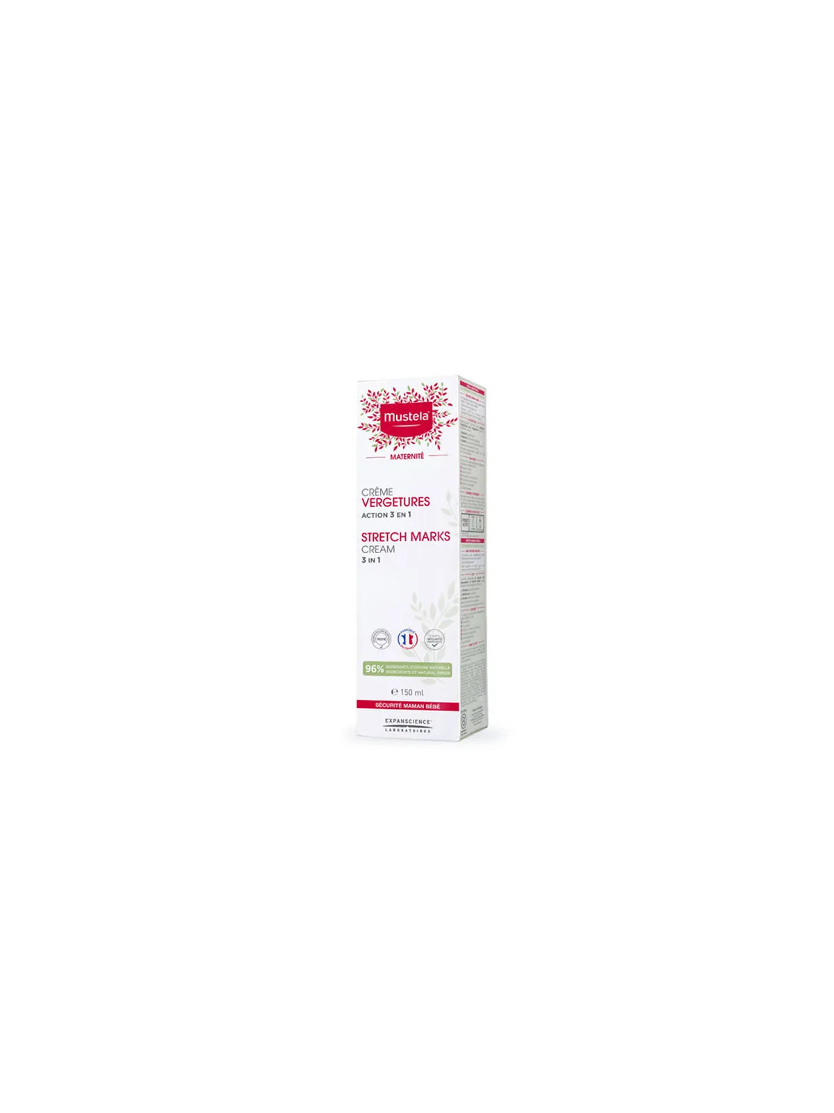 Mustela Crème Prévention Vergetures Action 3 en 1 150ml