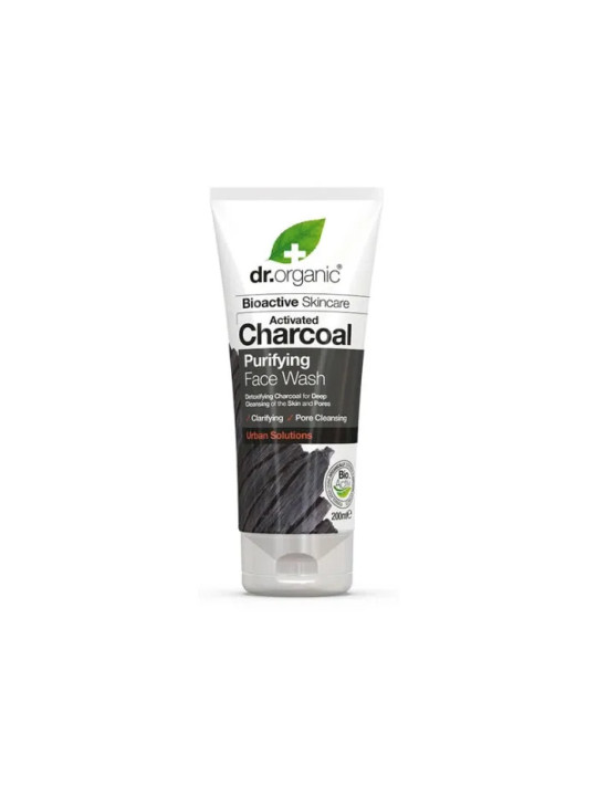 Dr. Organic Gel Nettoyant Visage au Charbon Actif 200ml
