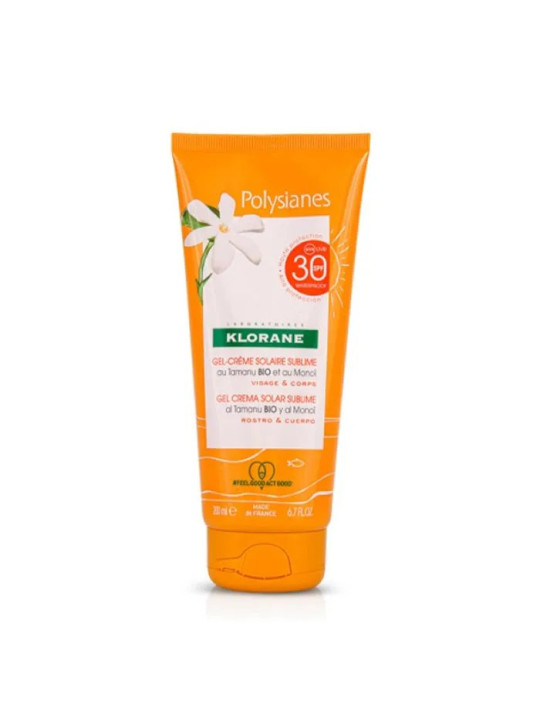 Klorane Polysianes Gel-Crème Solaire Sublime SPF30 200ml