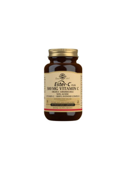 Solgar Ester-C Plus 500 mg Vitamine C Gélules Végétales - Boîte de 50
