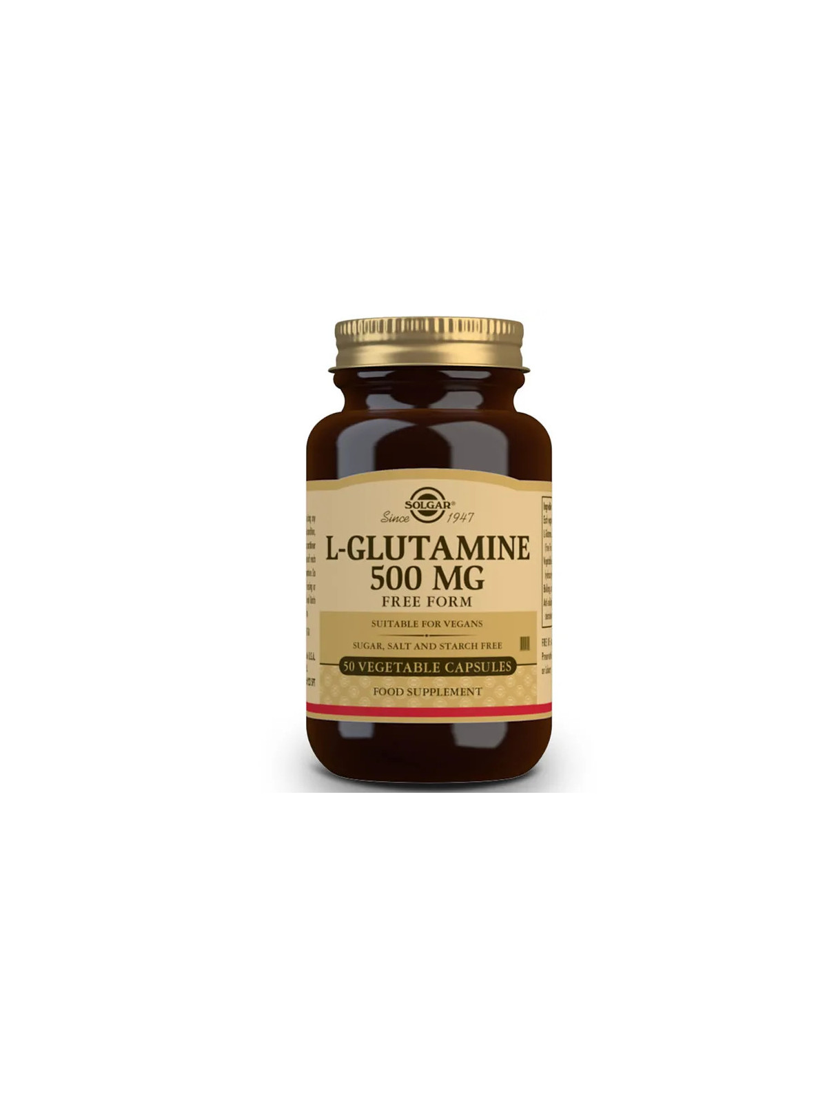 Solgar L-Glutamine 500mg 50 Gélules