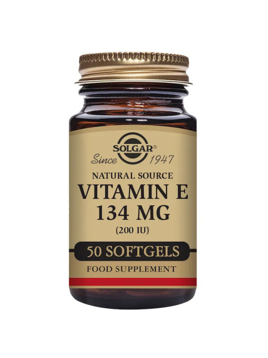 Solgar Vitamine E 134mg (200 UI) 50 Softgels