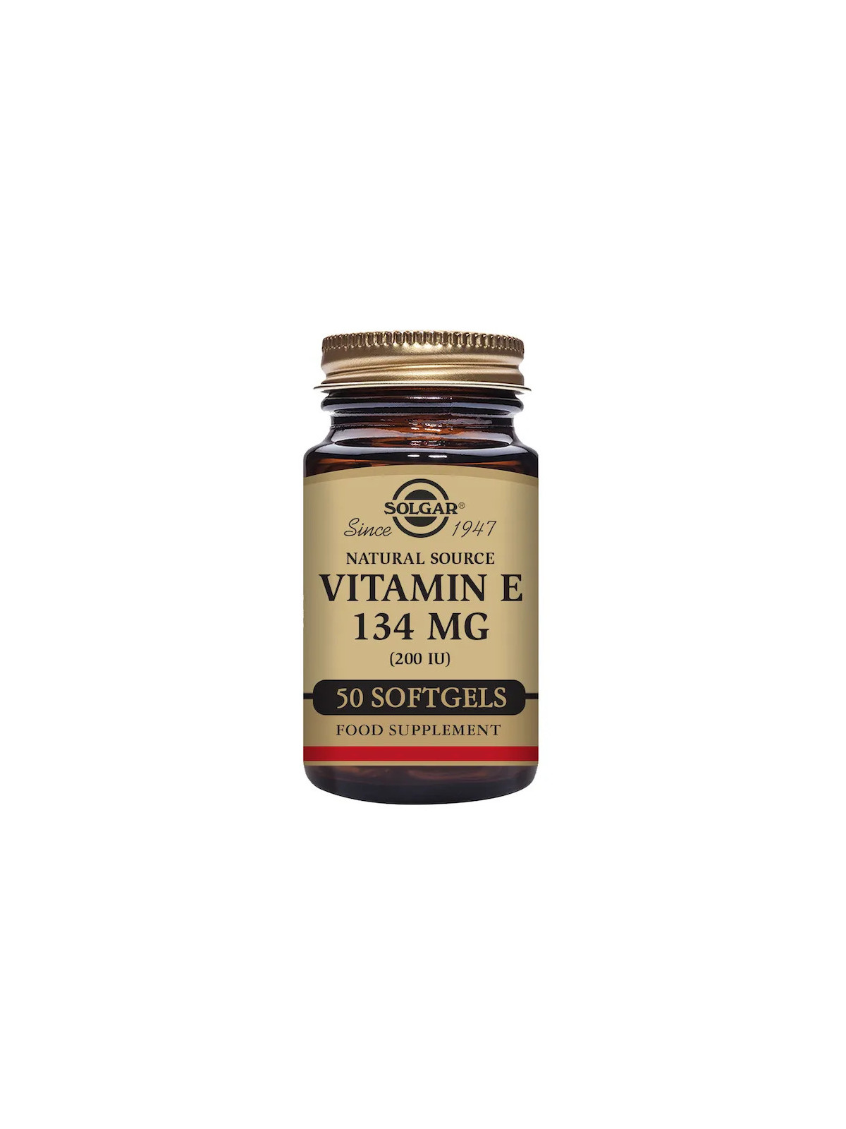 Solgar Vitamine E 134mg (200 UI) 50 Softgels