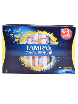 Tampax Pearl Compak Régulier 36 Unités