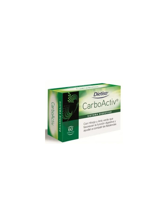 Dietisa Carboactiv Charbon Végétal 60 Capsules