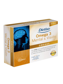 Dietisa Omega 3 Mental et Vision 45 Perles