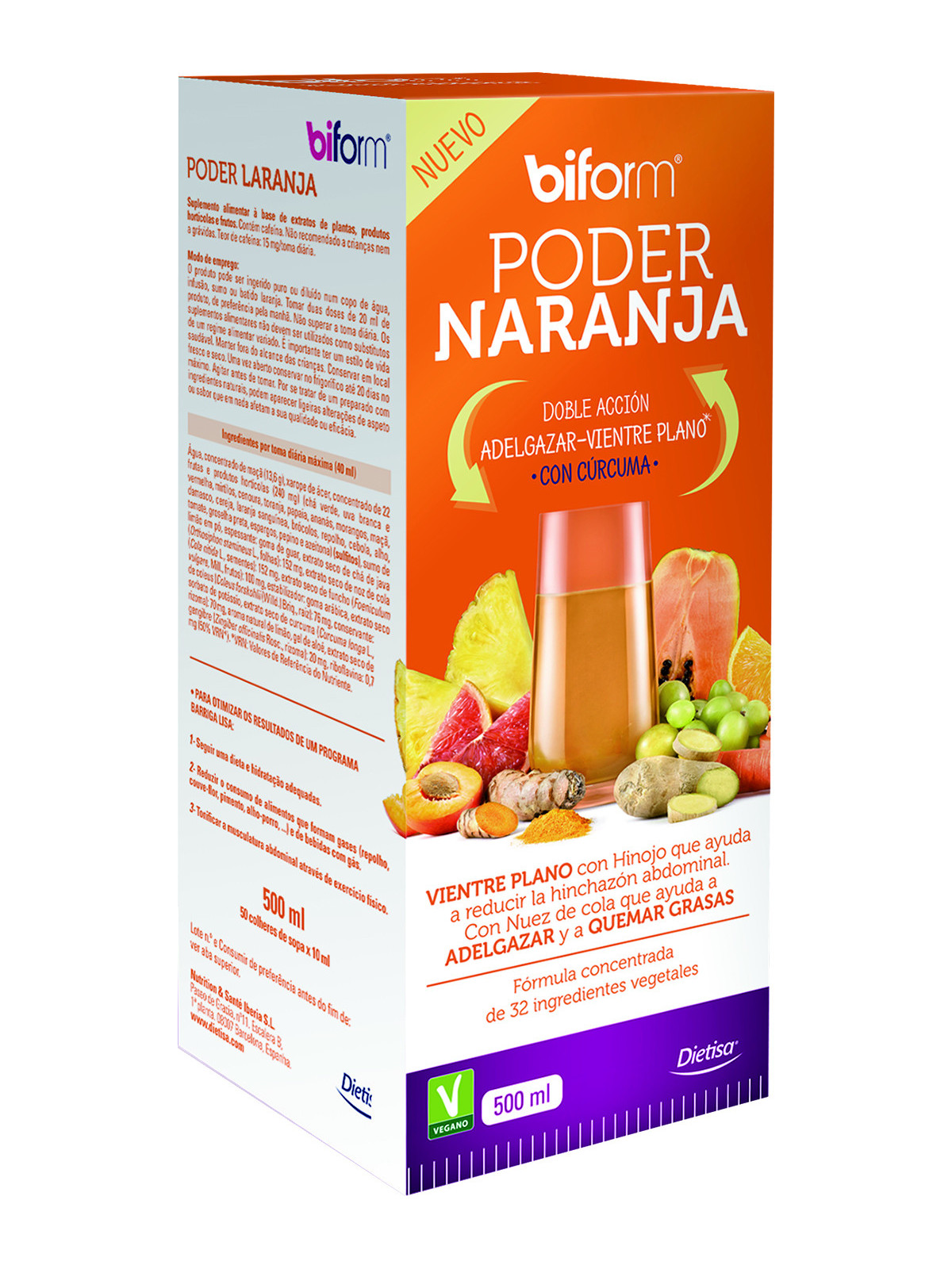 Biform Pouvoir Orange au Curcuma 500ml