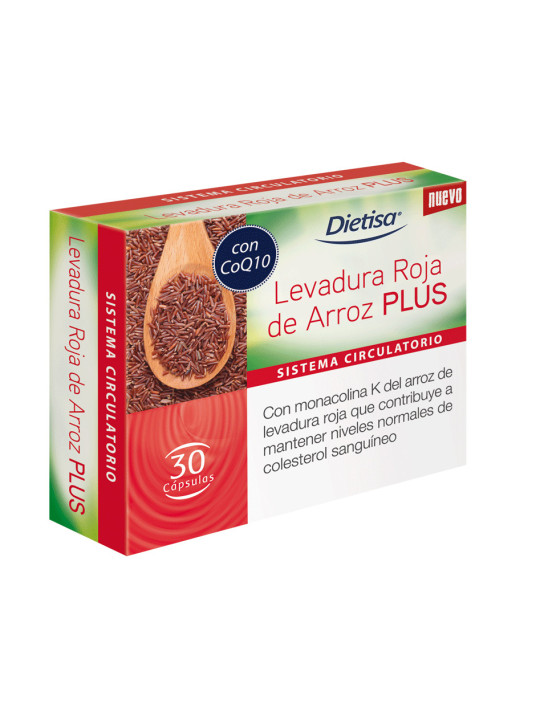 Dietisa DTS Levure de Riz Rouge Plus 60 Capsules
