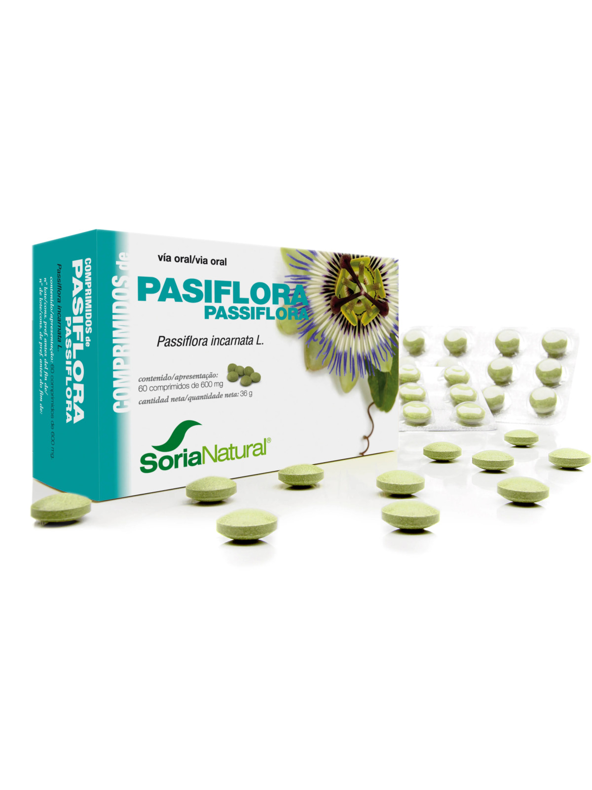 Soria Passiflore 600mg 60 Comprimés