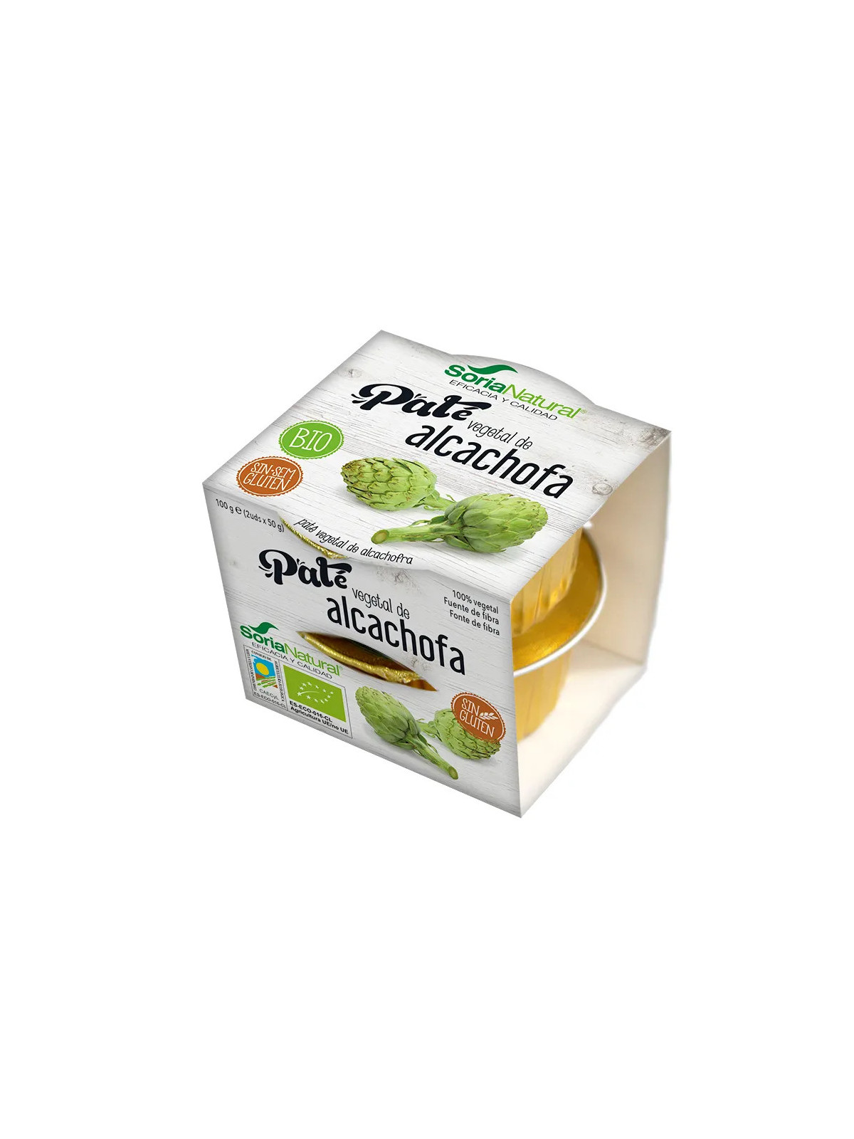 Alecosor Pâté végétal à l'artichaut 2 x 50 g