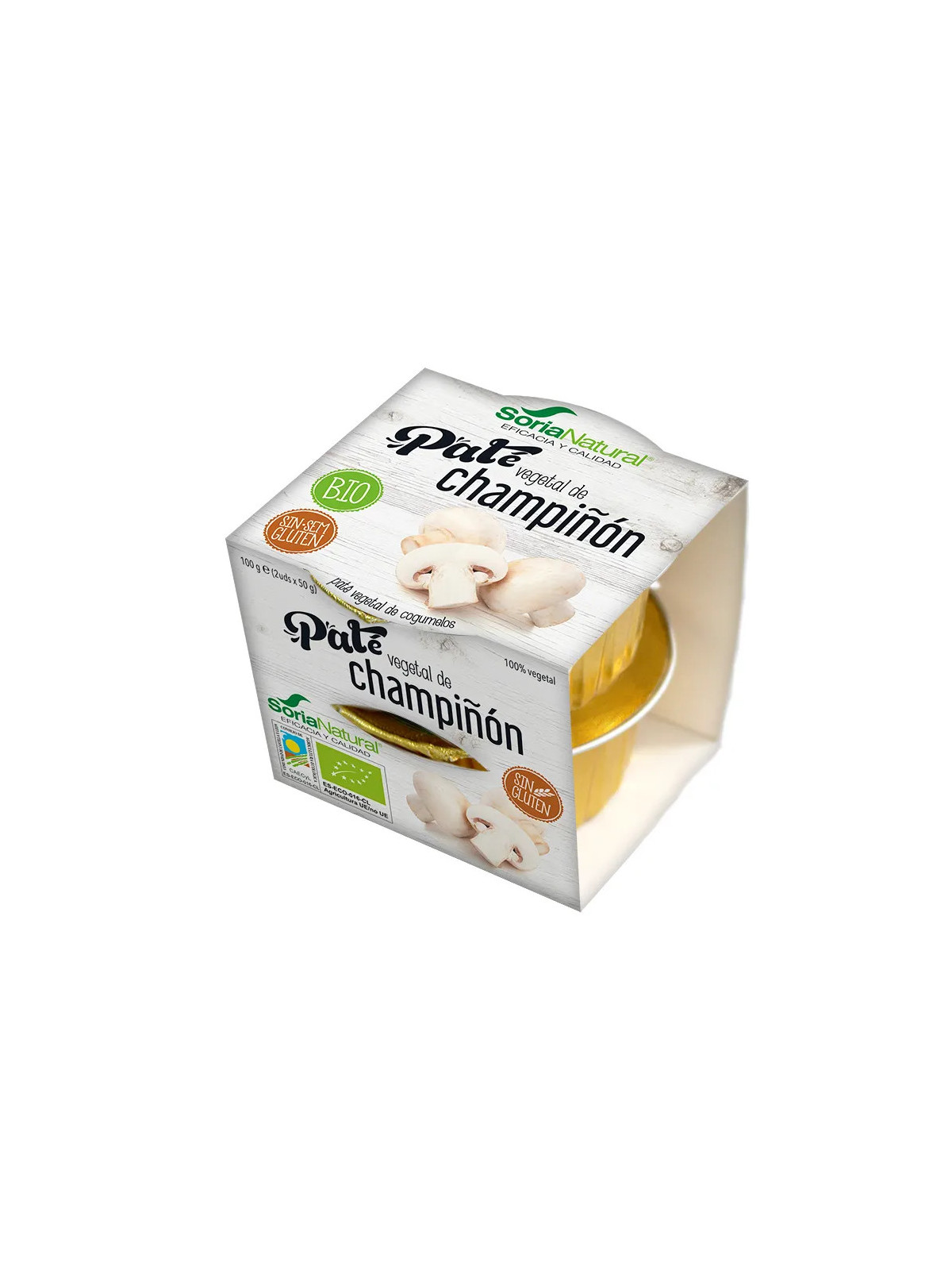 Alecosor Pâté végétal aux champignons Bio 2 x 50 g