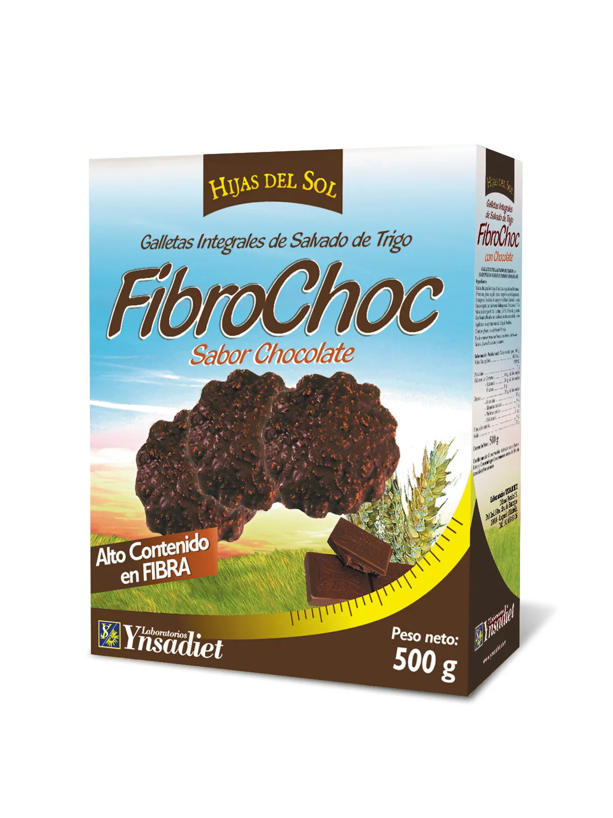 Ynsadiet Fibrochoc Biscuits Intégraux 500 g