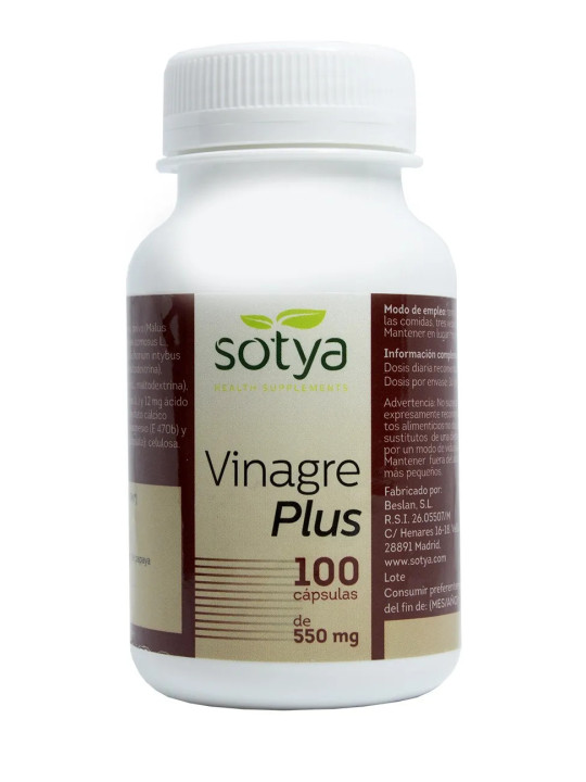 Sotya Vinaigre Plus 550 mg 100 Capsules
