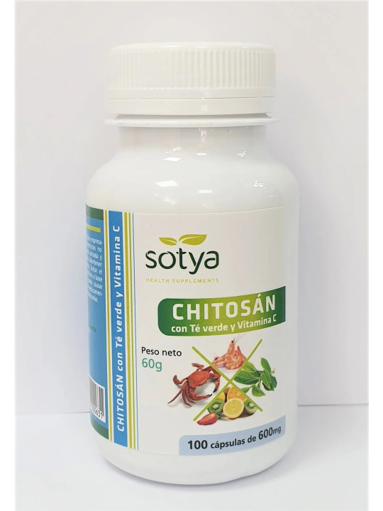 Sotya Chitosan Thé Vert Vitamine C 100 Capsules