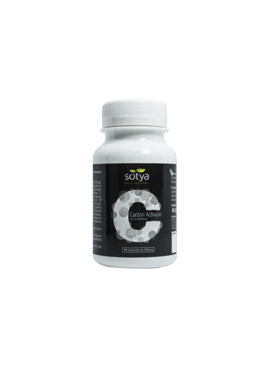 Sotya Charbon Activé avec Probiotique 90 Capsules
