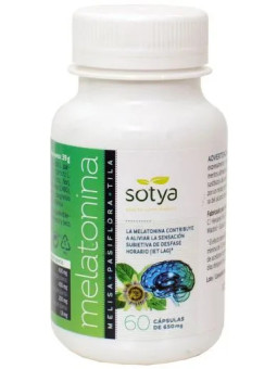 Sotya Mélatonine Mélisse Passiflore Tilleul 60 Capsules