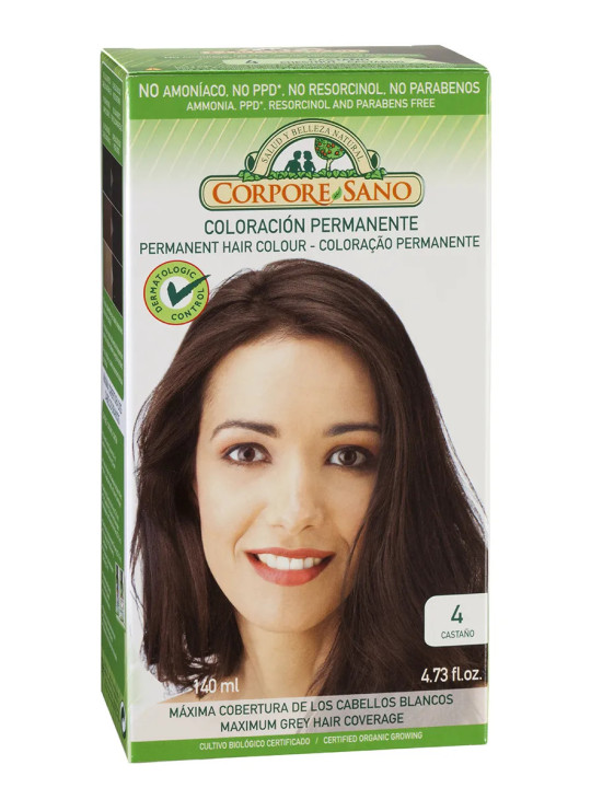 Corpore Teinture 4 Châtain 140ml Bio