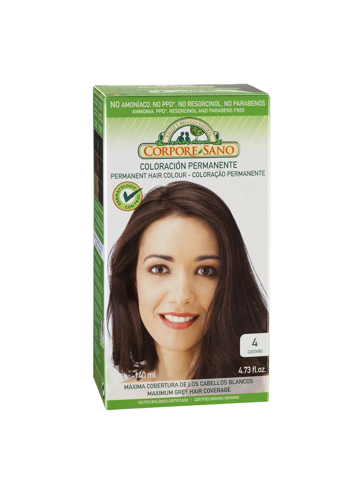 Corpore Teinture 4 Châtain 140ml Bio