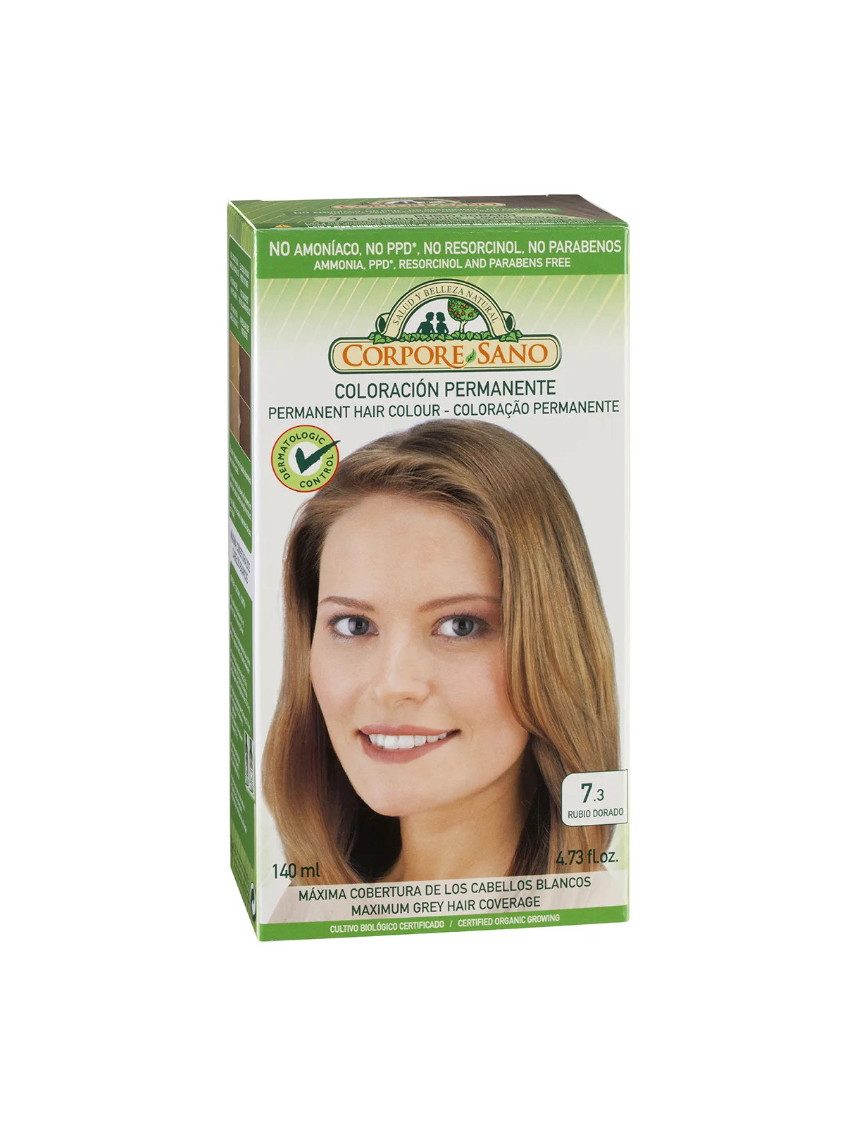 Corpore Teinture 7,3 Blond Doré 140ml Bio