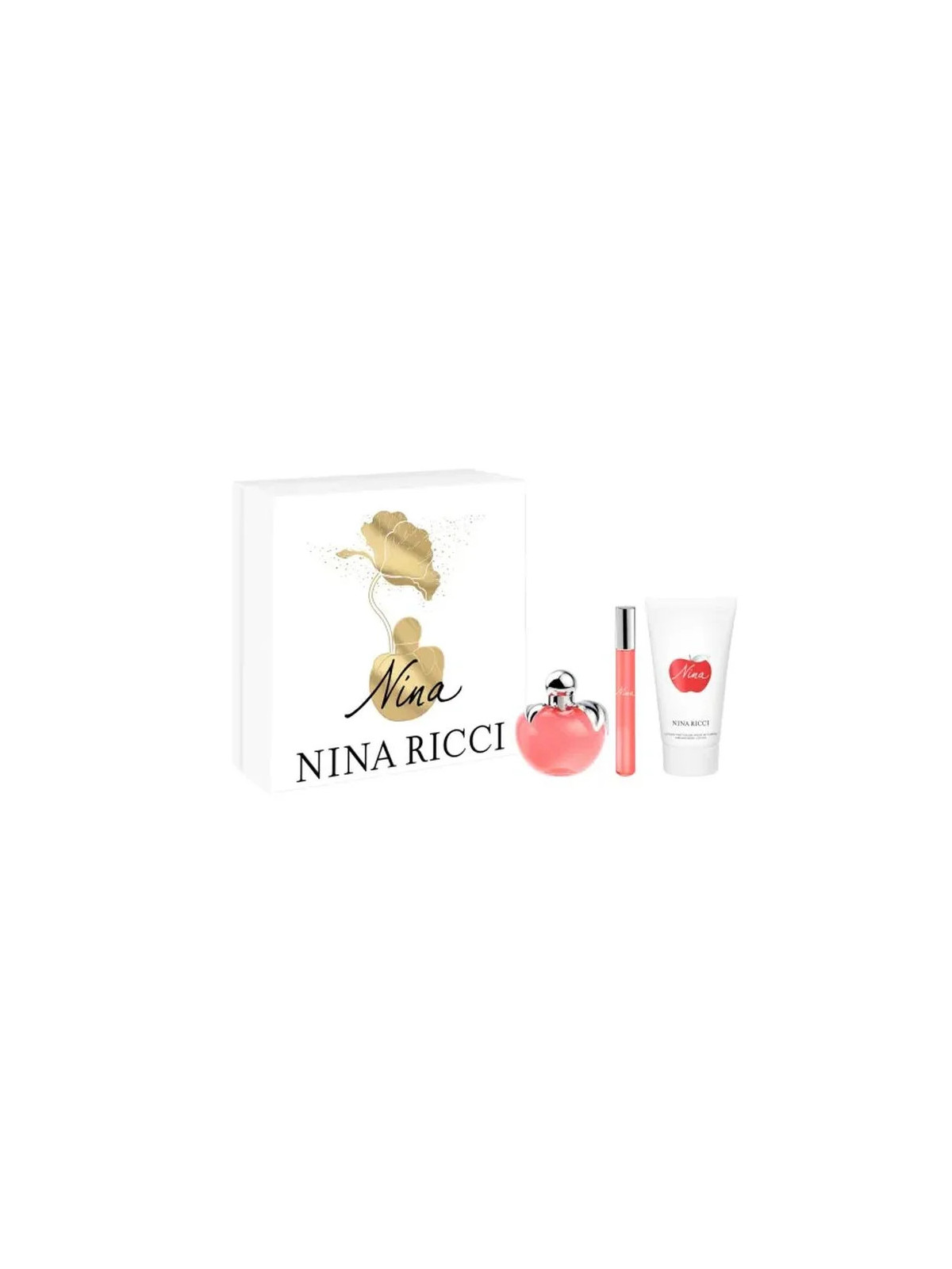 Nina Ricci Nina Eau De Toilette Vaporisateur 50ml Coffret 3 Produits
