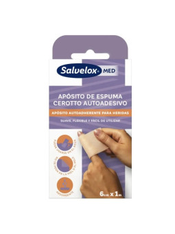 Salvelox Pansement En Mousse 6cm x 1m