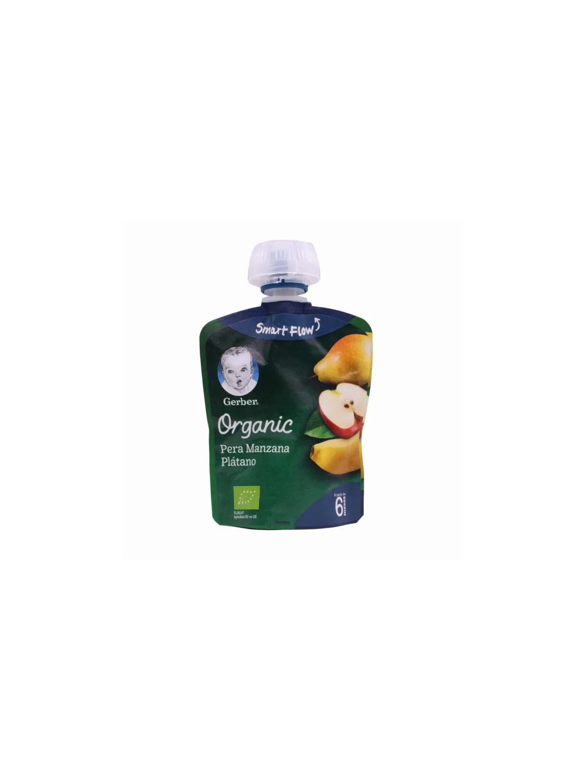 Gerber Organic Poire Pomme Banane 4 Unités