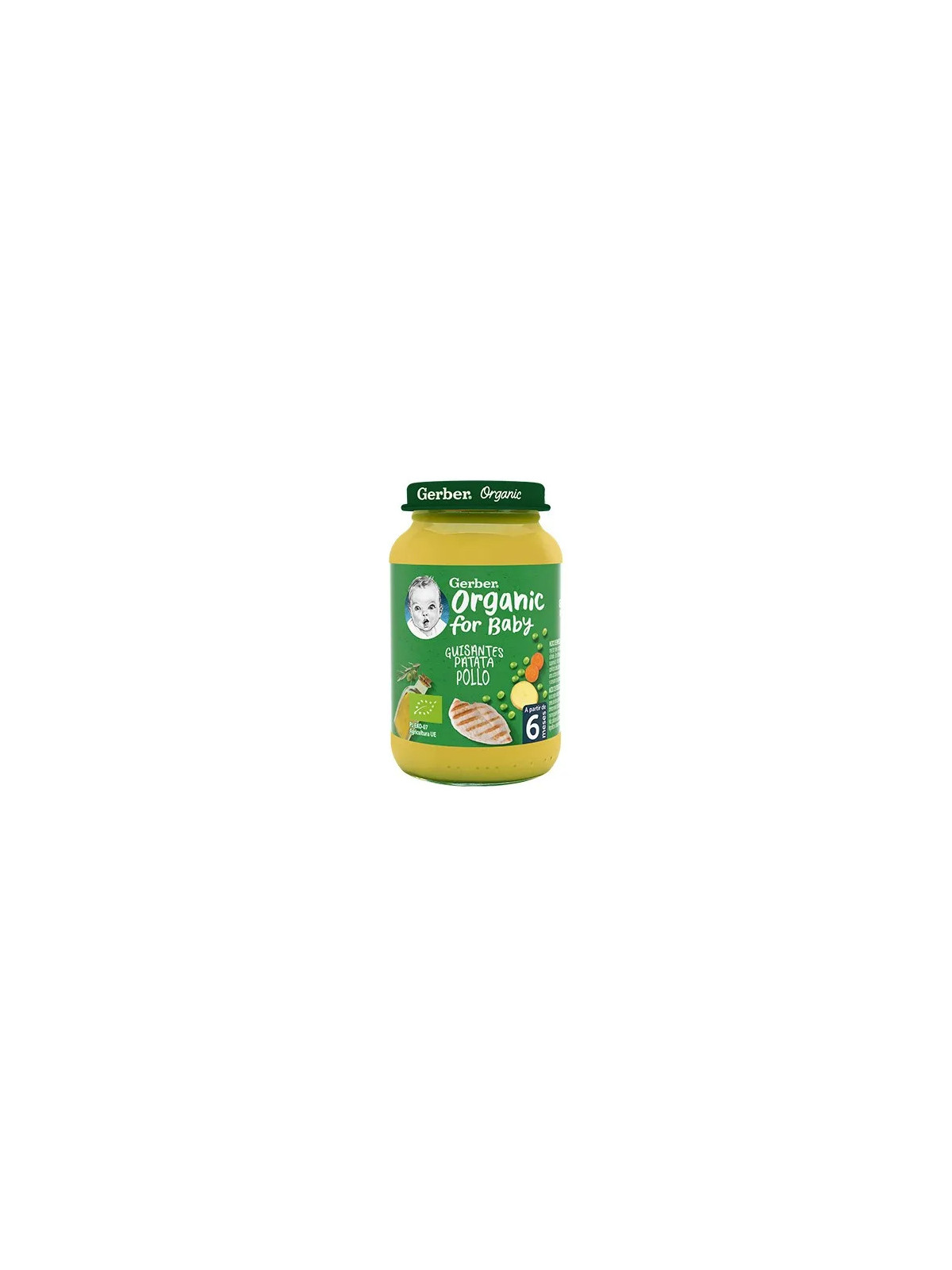 Gerber Organic Poulet aux Pois et aux Pommes de Terre 1 Unité 190g