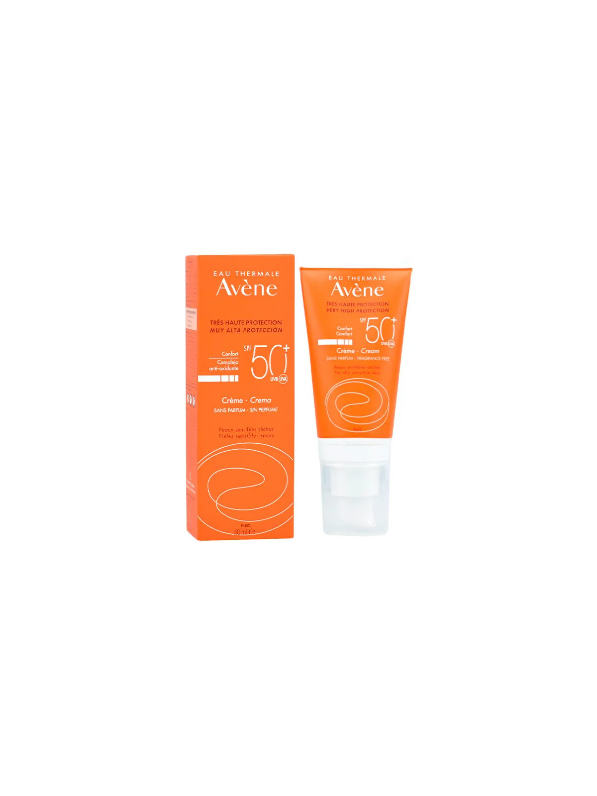 Avène Crème Solaire Non Parfumée SPF50+ 50ml