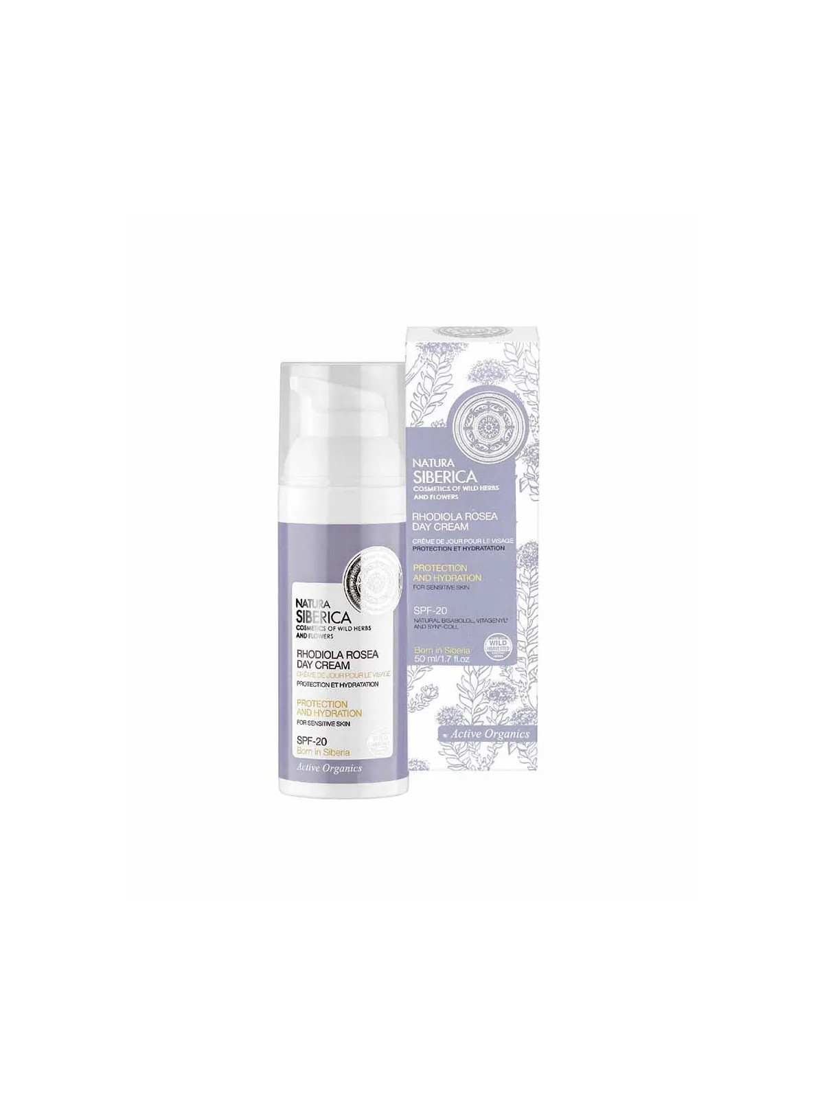 Natura Siberica Protection et Hydratation Crème de Jour Peaux Sensibles 50ml