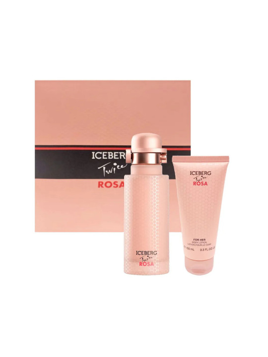 Iceberg Twice Rosa Eau de Toilette 125ml + Lotion Parfumée Corps 100ml Coffret