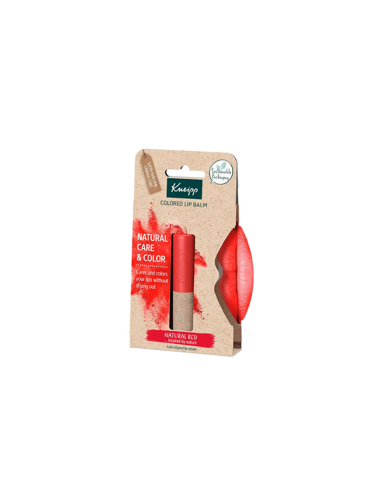 Kneipp Baume à Lèvres Coloré Natural Red 3,5 g