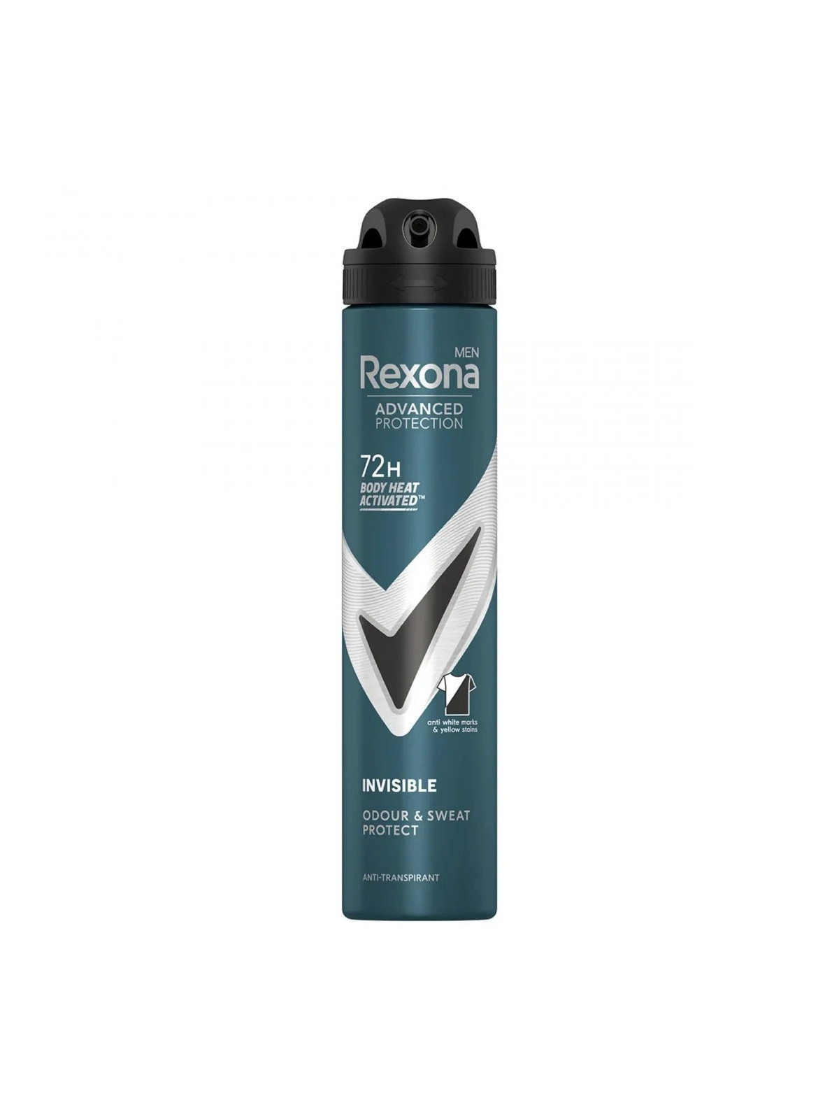 Rexona Men Invisible Black & White Déodorant Spray 72h 200ml