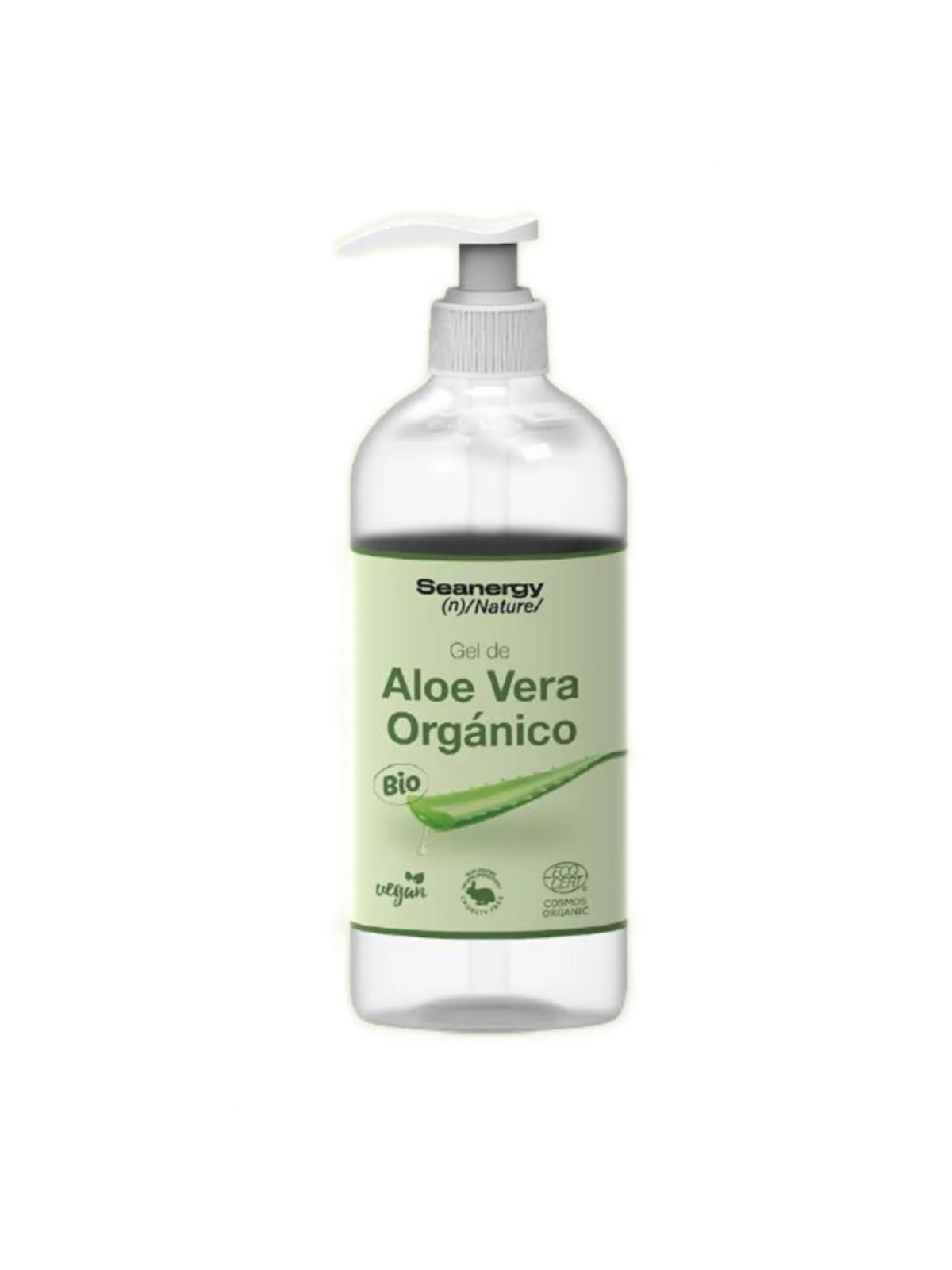 Seanergy Nature-Vegan Gel-Crème Aloe Vera avec Doseur 500ml