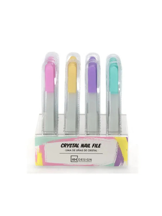 IDC Institute Lime à Ongles Cristal 1 Unité