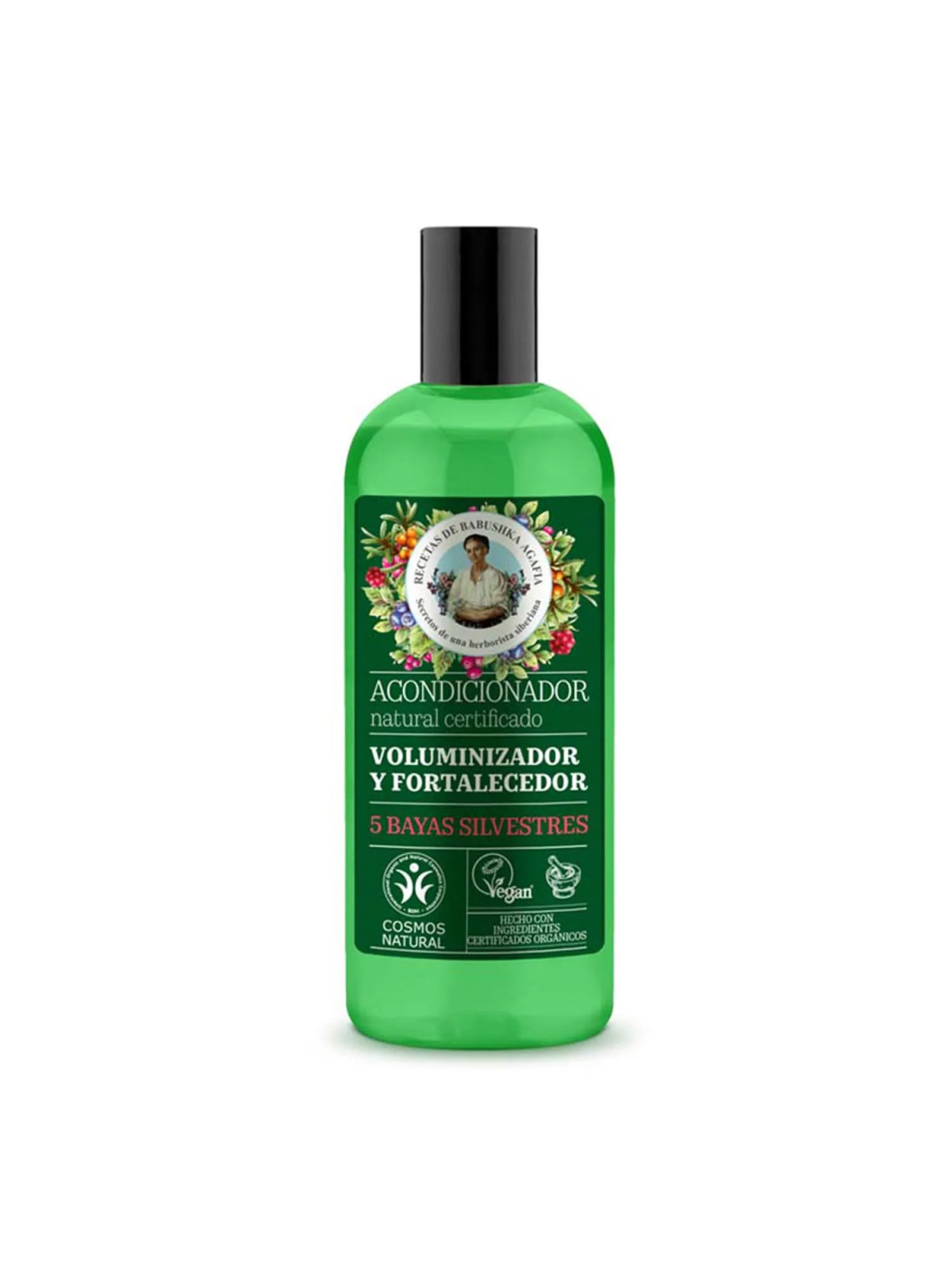 Green Agafia 5 Baies Sauvages Après-Shampooing Volumisant Naturel 260ml