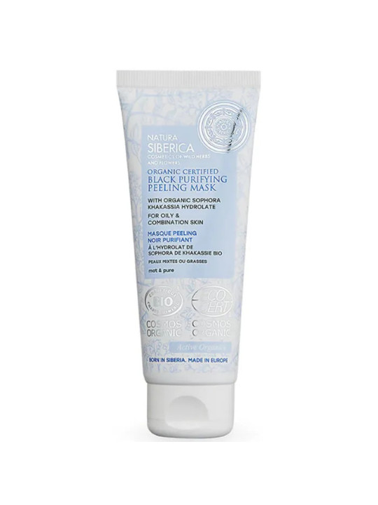 Natura Siberica Masque Peeling Noir Purifiant 75ml