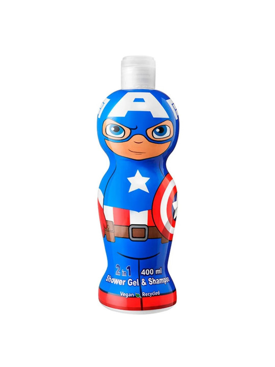 Marvel Captain America Gel Douche et Shampooing 400ml