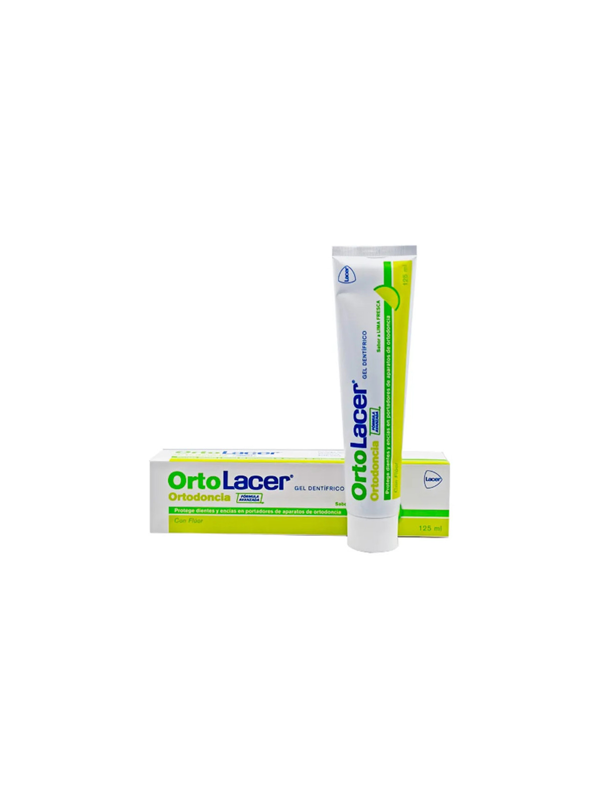 Ortolacer Gel Dentifrice Arôme Citron Vert Frais 125ml