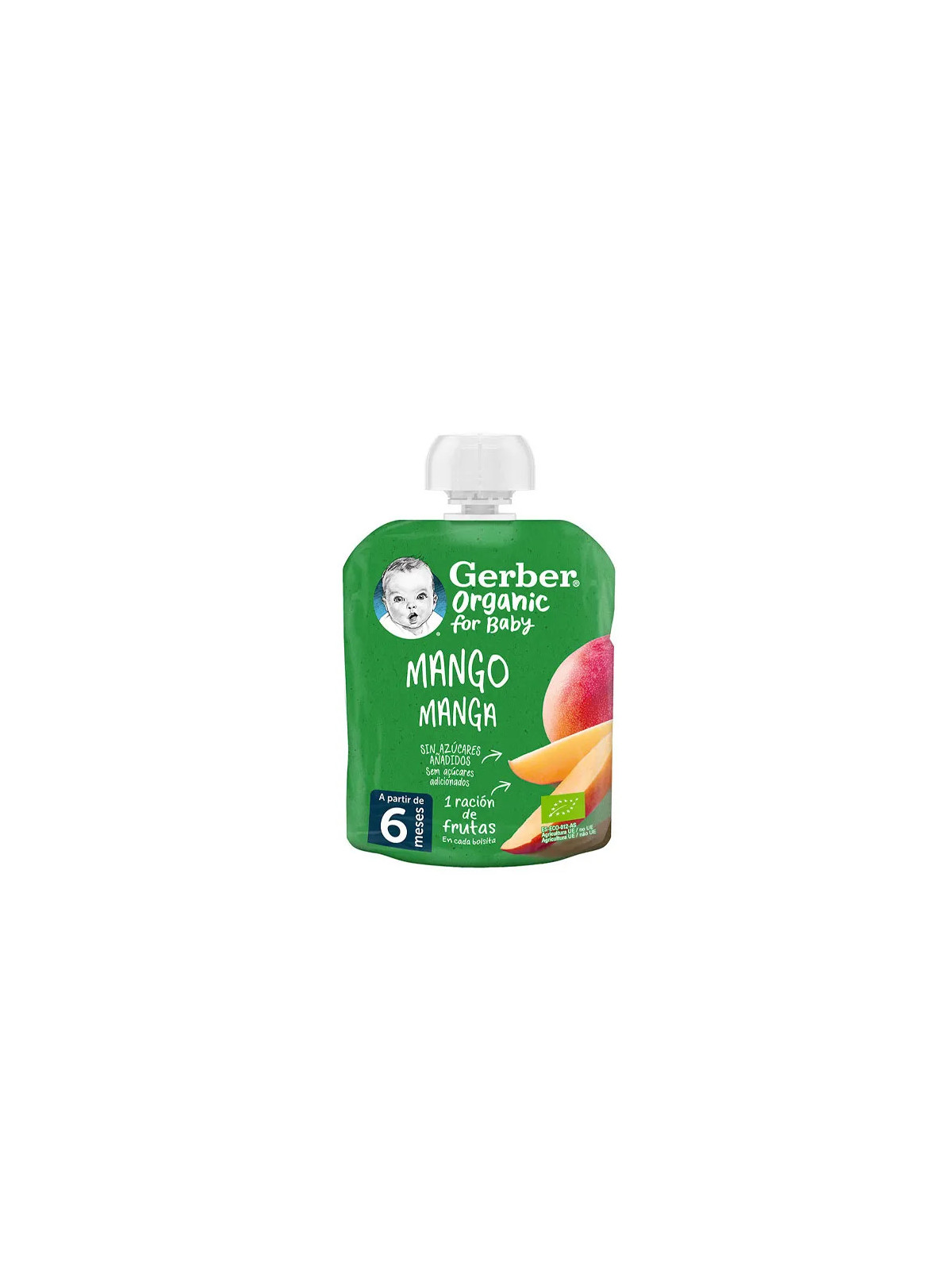 Gerber Gourde Bio Compote Poignée 90g
