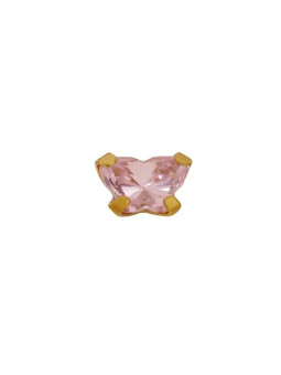 Inverness Boucles d'Oreilles Papillon Rose 896-10