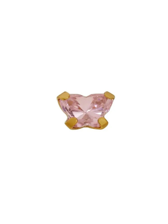 Inverness Boucles d'Oreilles Papillon Rose 896-10