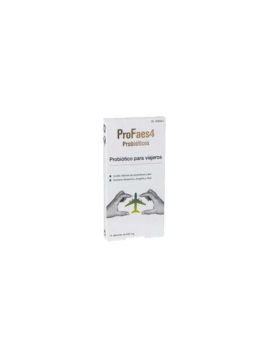 Profaes4 Probiotique Voyageurs 14 Capsules 633mg