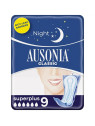 Ausonia Serviettes Hygiéniques Nuit Super Plus 9 unités