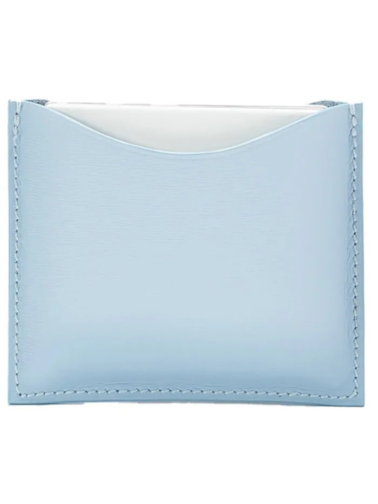 La Bouche Rouge Boîtier Compact Cuir Bleu