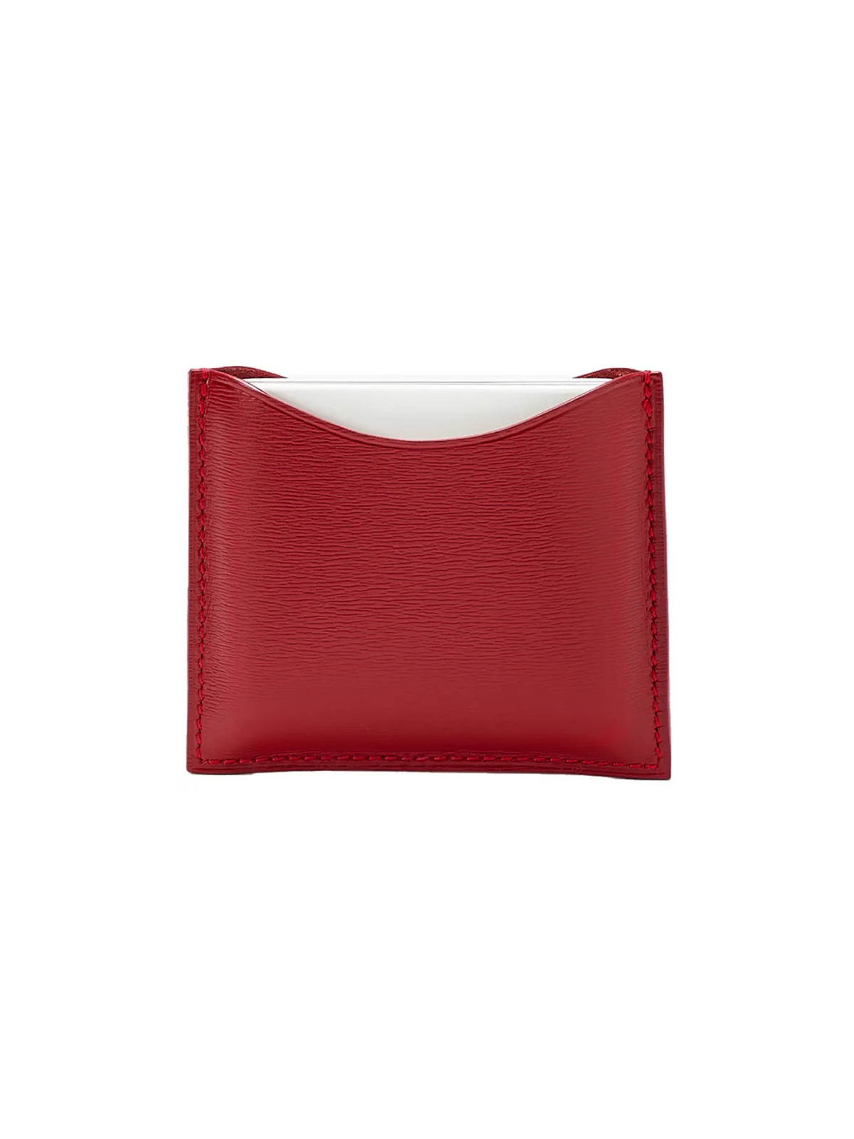 La Bouche Rouge Boîtier Compact Cuir Rouge